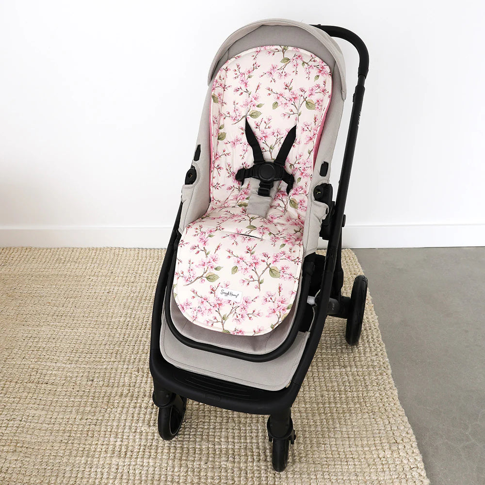 Universal Organic Pram Liner Cherry Blossom