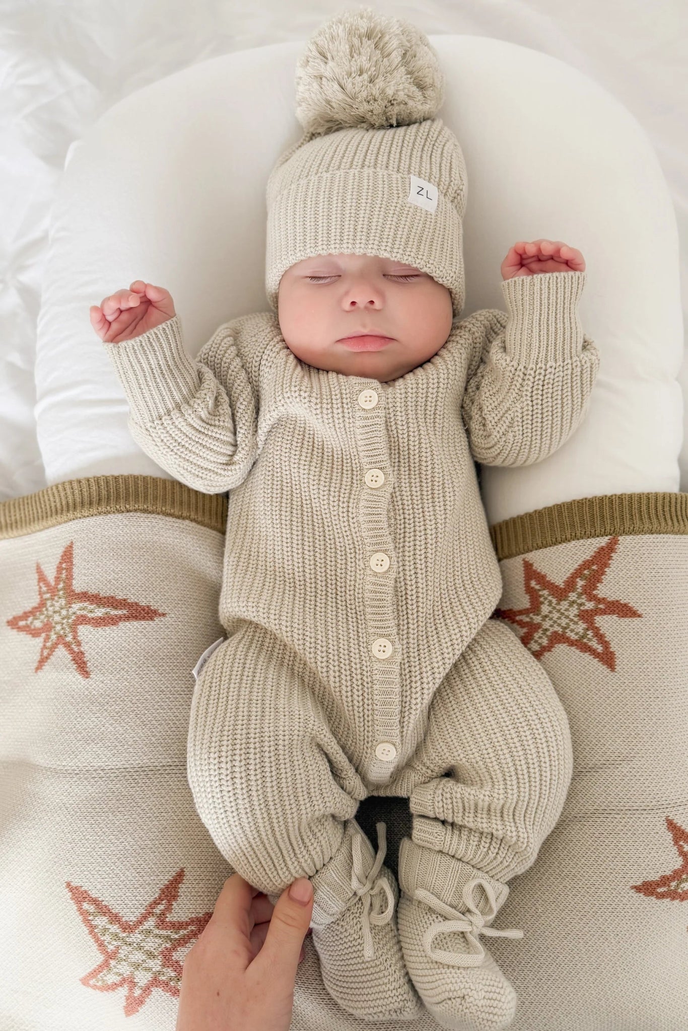CLASSIC KNIT ROMPER | MOSS - Aster & Ruby