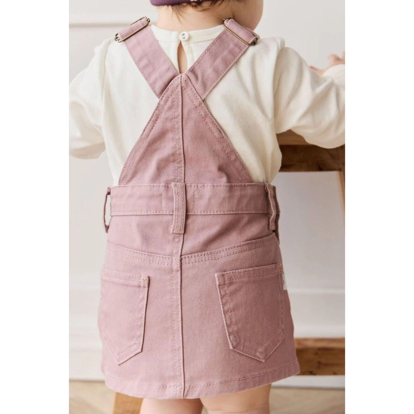 Jamie Kay Classic Overall Dress Dreamy Pink | Aster & Ruby