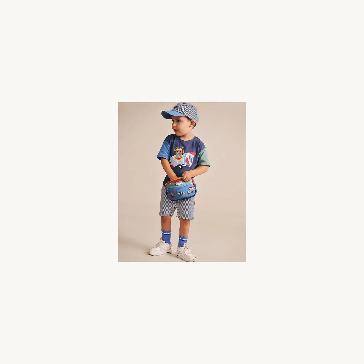 Huxbaby Classic Stripe Chino Shorts | Aster & Ruby
