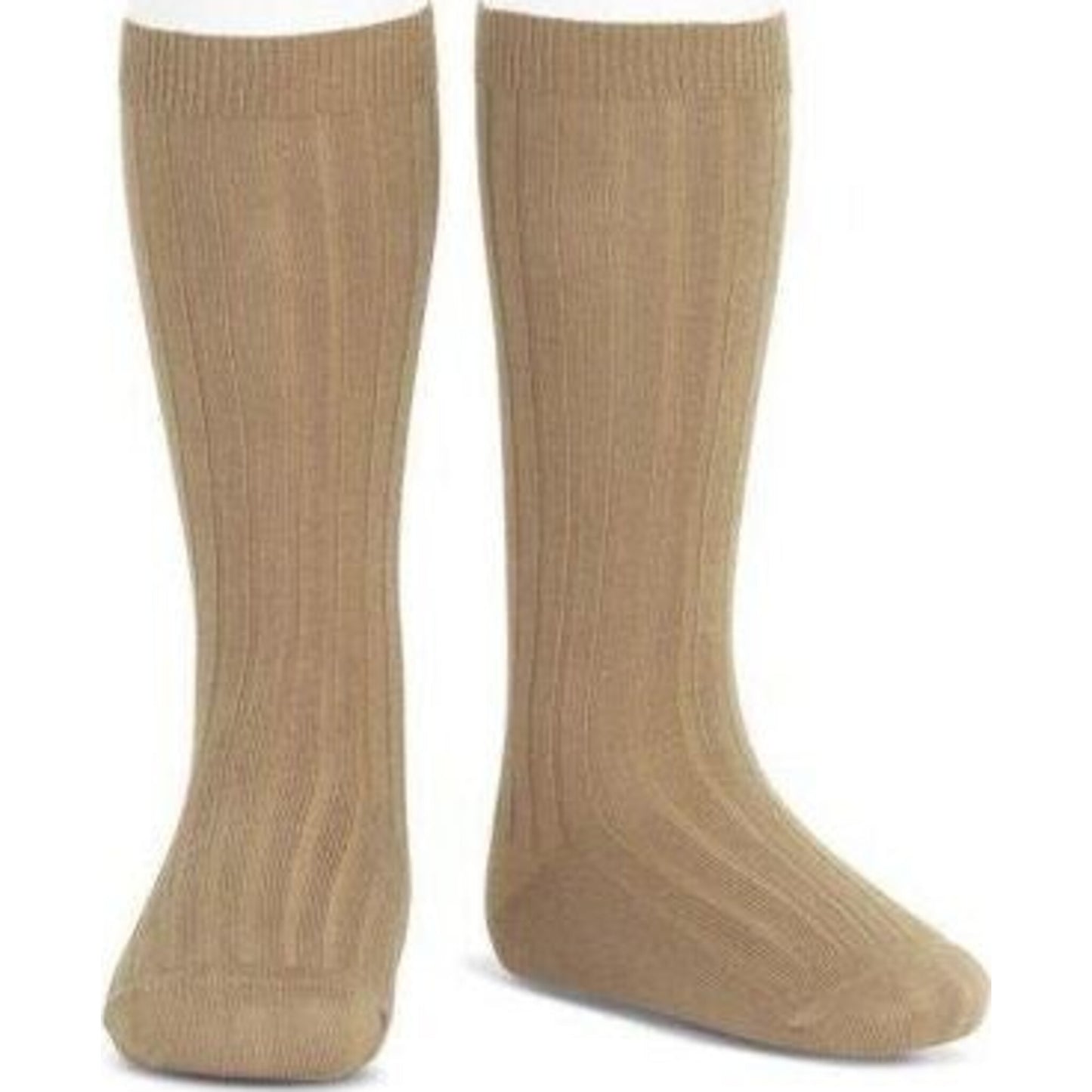 Condor Condor Ribbed Knee High Socks Camel | Aster & Ruby