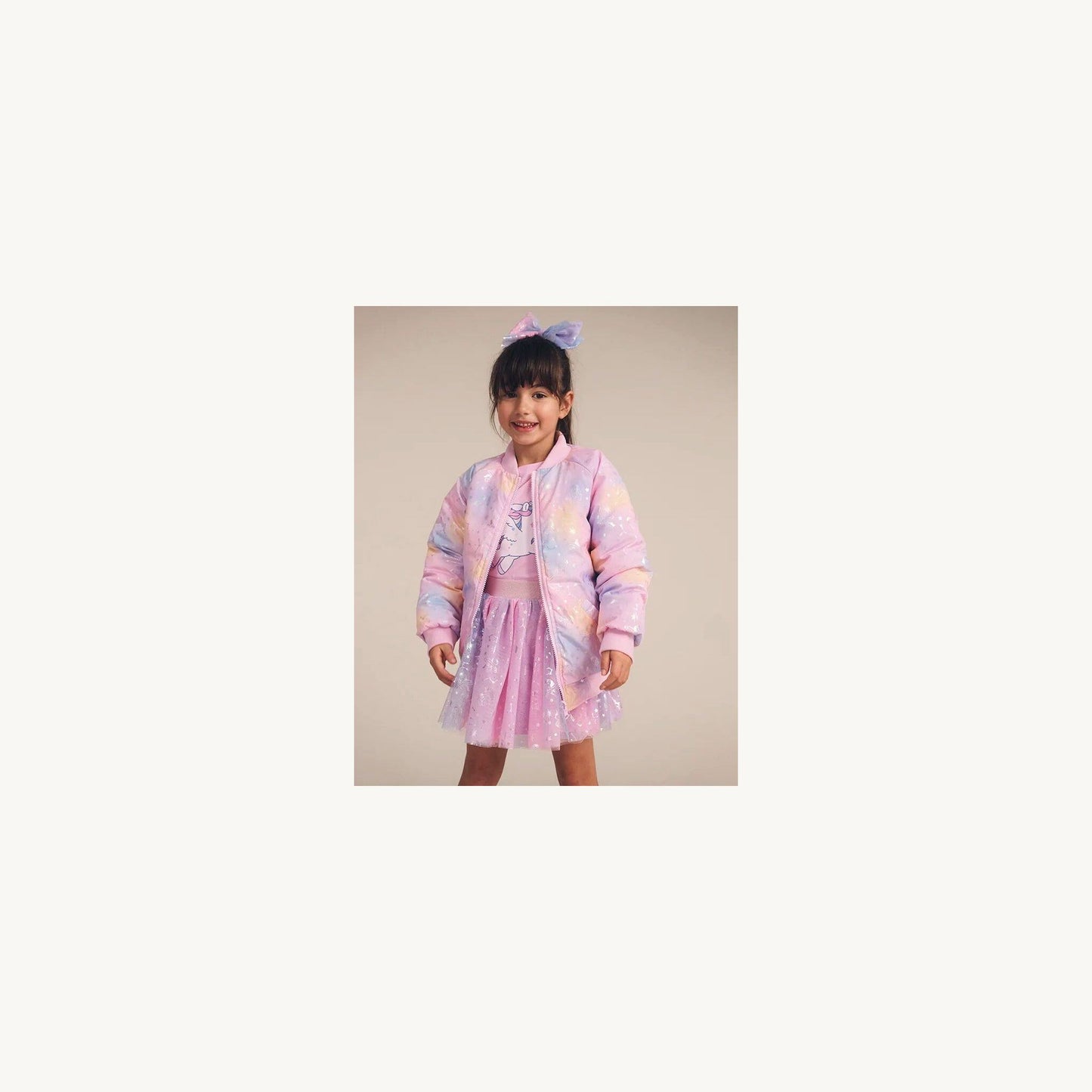 Huxbaby Cosmic Unicorn Reversible Bomber | Aster & Ruby