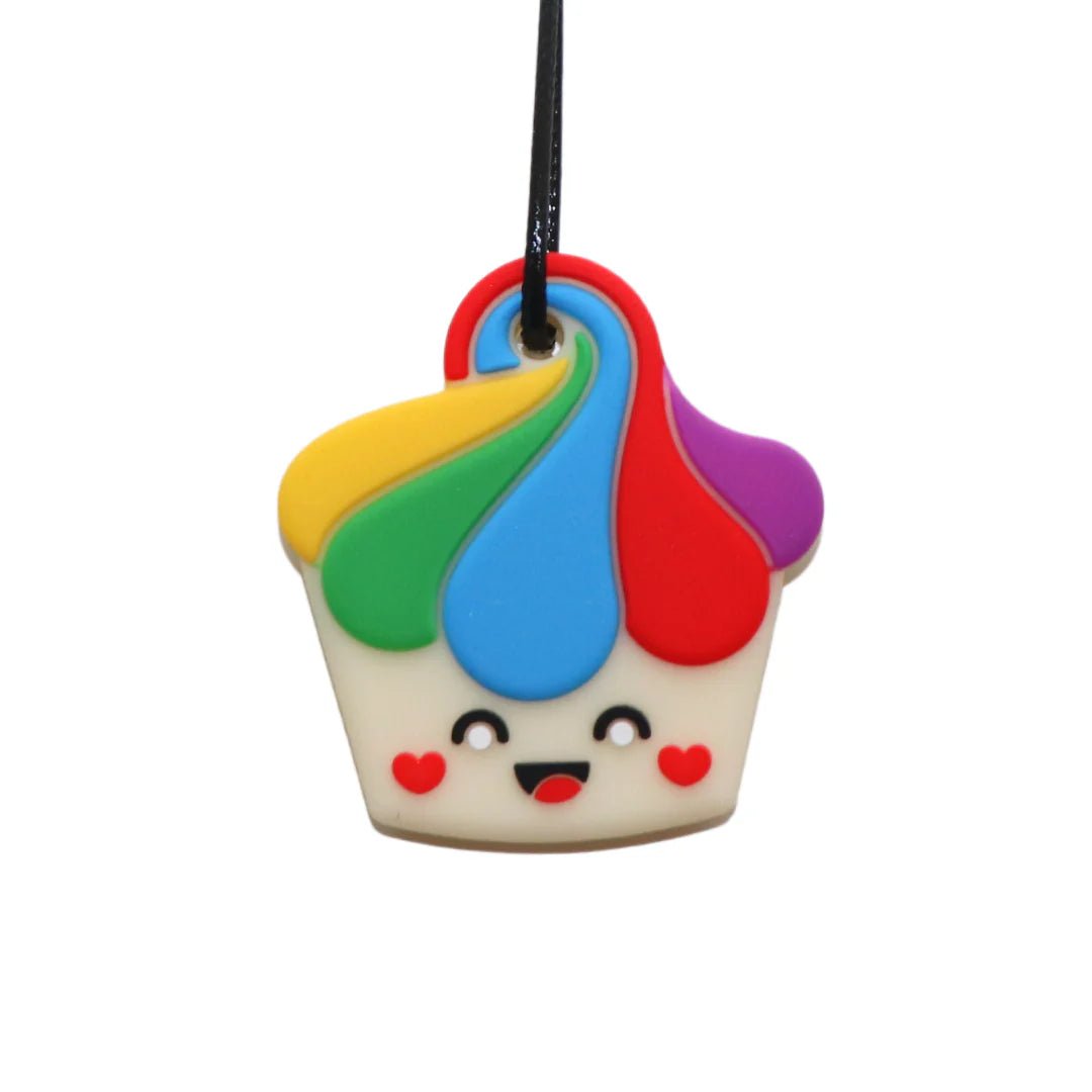 Cupcake Chew Pendant Rainbow - Aster & Ruby