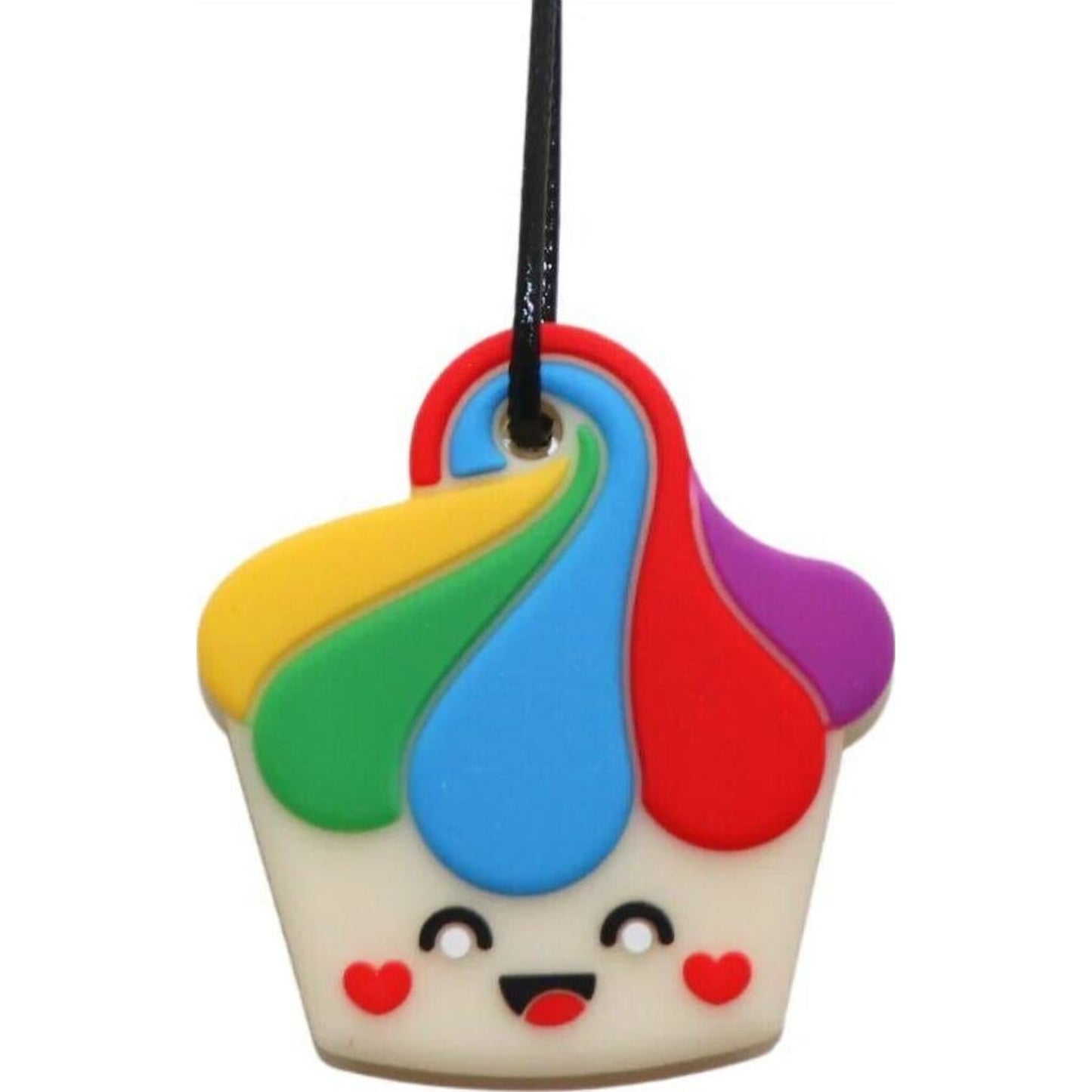 Jellystone Cupcake Chew Pendant Rainbow | Aster & Ruby