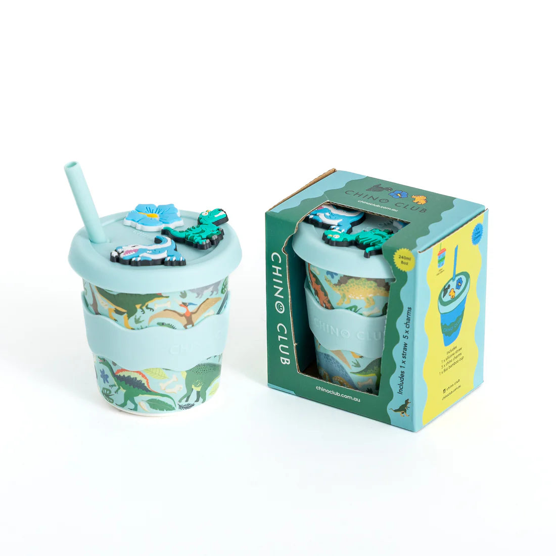 Dino Chino Charm Cup 8oz