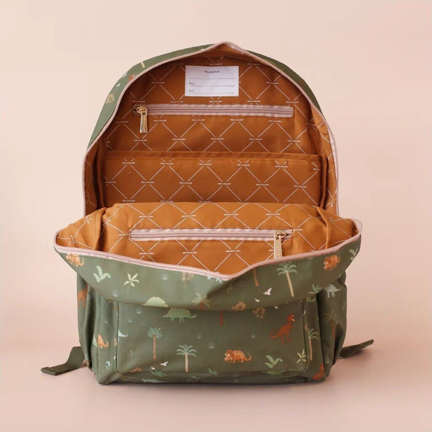 Fox & Fallow Dinos Backpack | Aster & Ruby