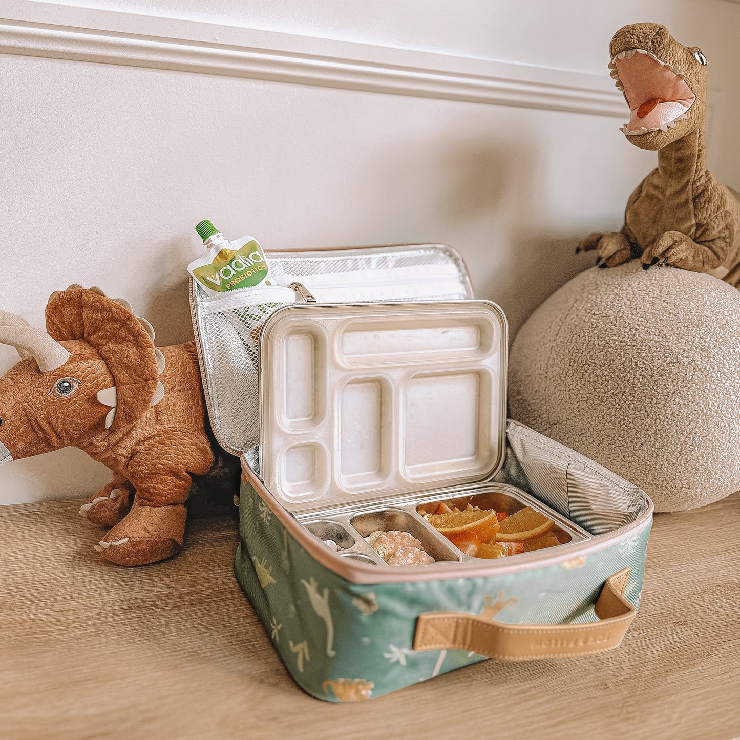 Dinos Large Lunch Bag - Aster & Ruby