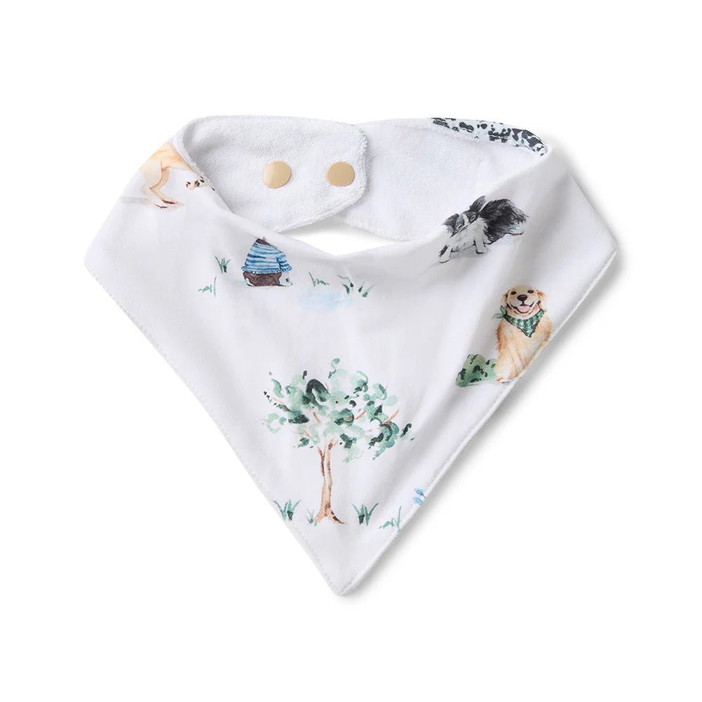 Dog Park Organic Dribble Bib - Aster & Ruby