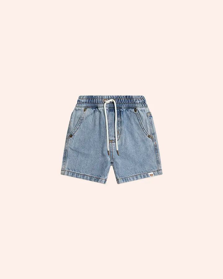 Dreamy Denim Short Overalls - Aster & Ruby
