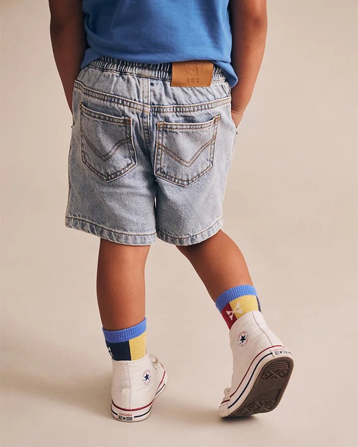 Dreamy Denim Short Overalls - Aster & Ruby