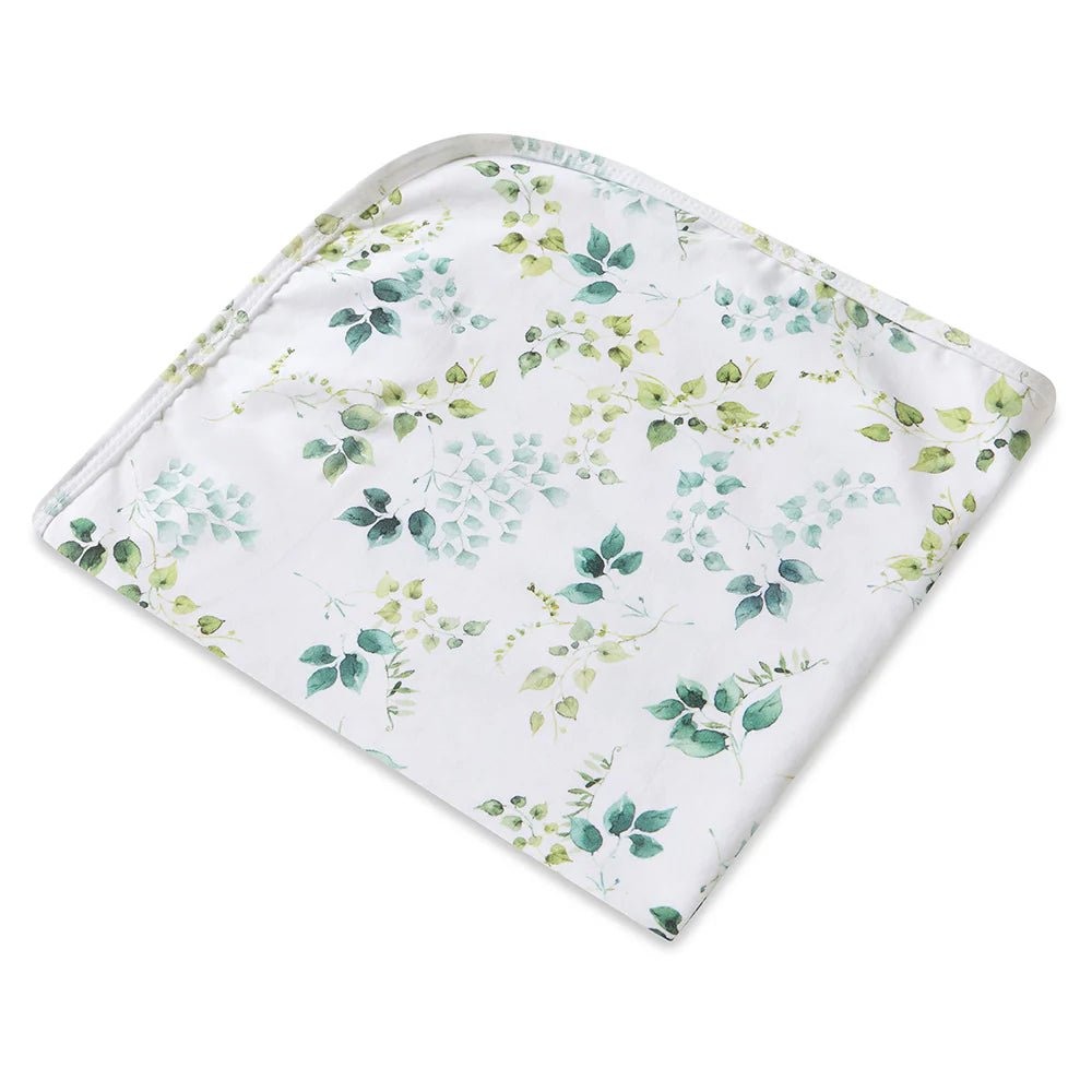 Eden Organic Jersey Wrap & Topknot Set - Aster & Ruby