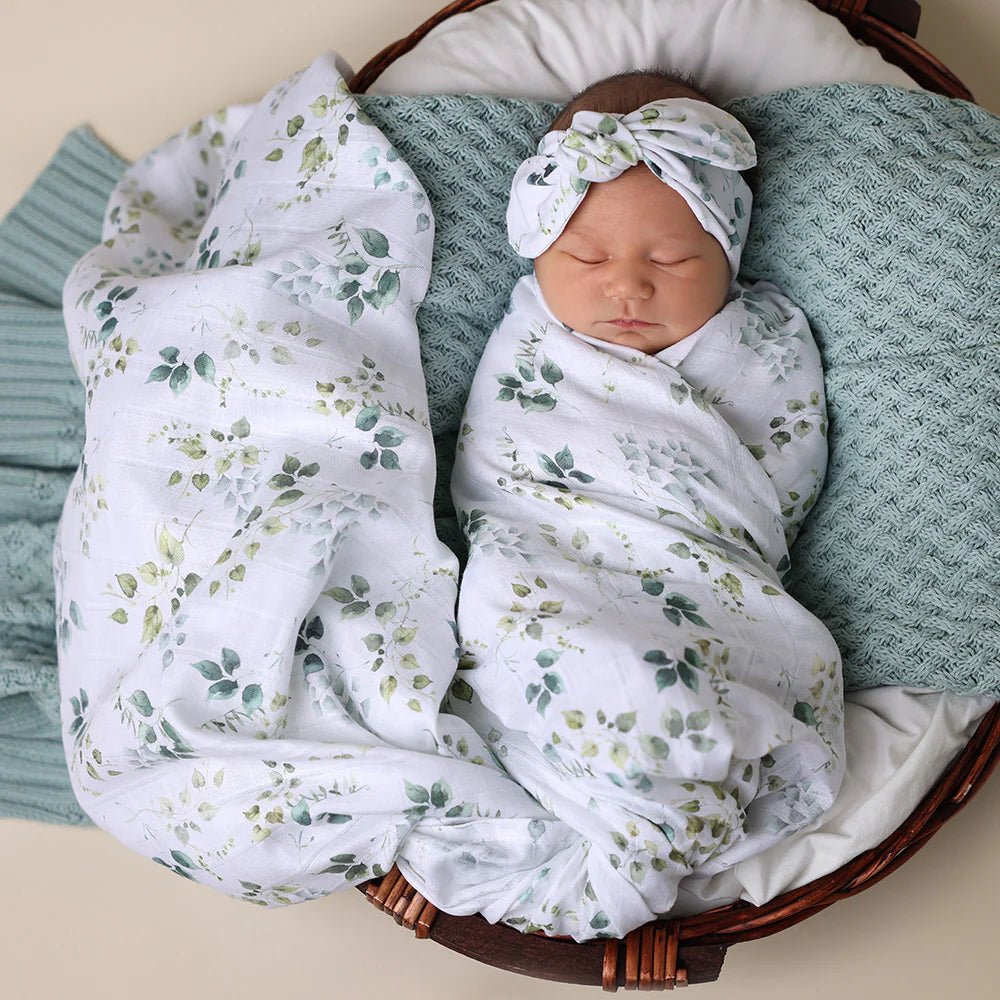 Eden Organic Muslin Wrap - Aster & Ruby
