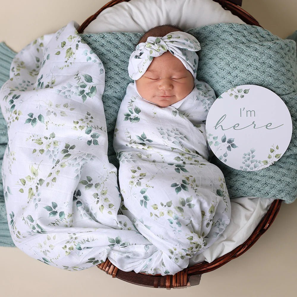 Eden Organic Muslin Wrap - Aster & Ruby