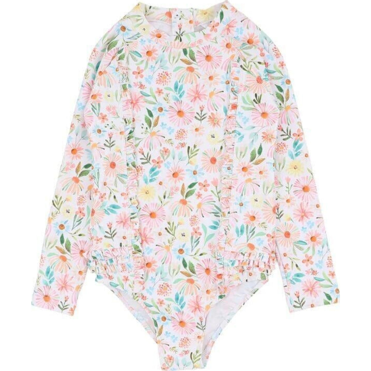 bebe Eliana Print Ls Sunsuit 3–10 Yrs | Aster & Ruby