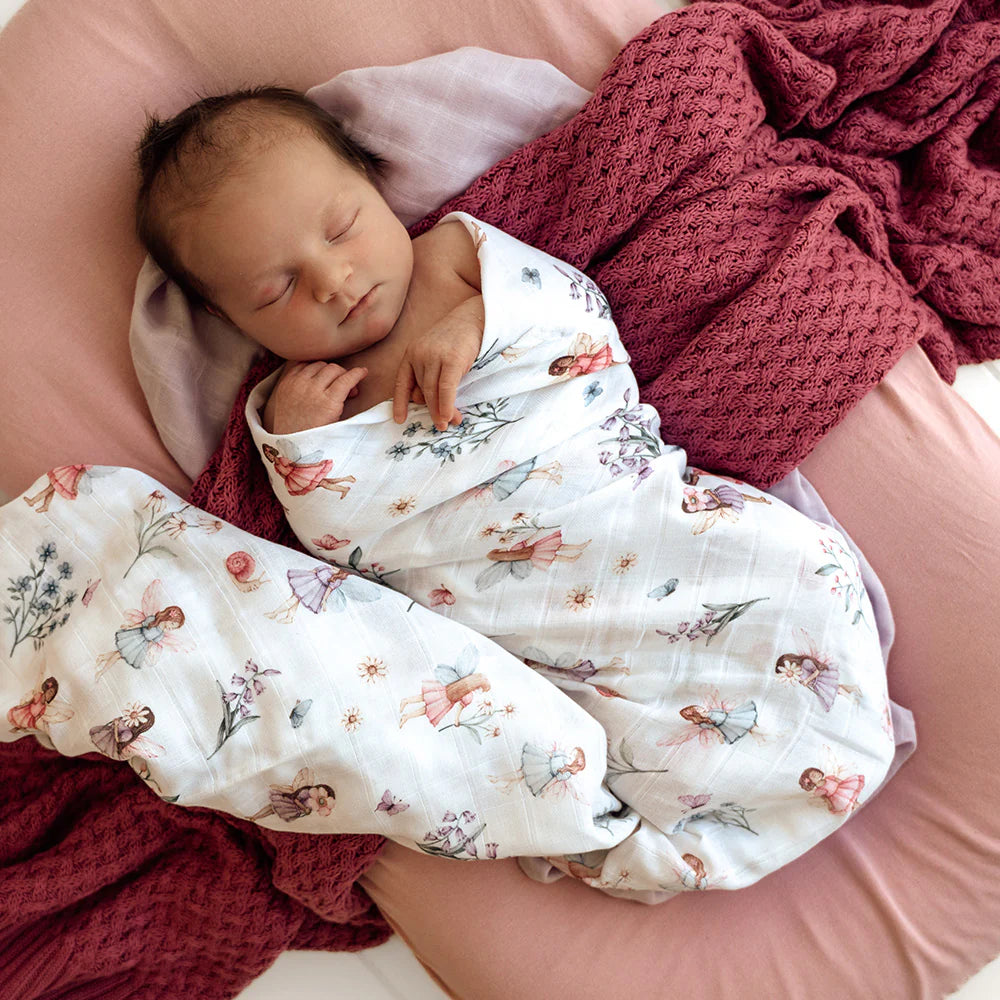 Organic Muslin Wrap Fairy Garden