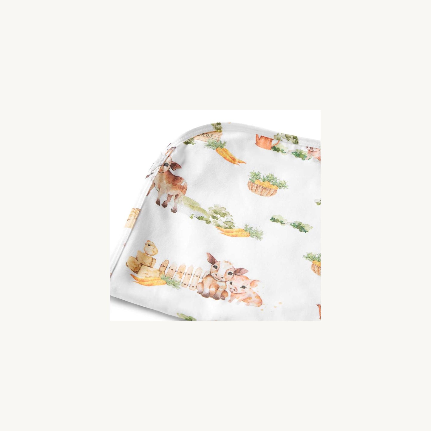 Snuggle Hunny Kids Farm Organic Jersey Wrap & Beanie Set | Aster & Ruby