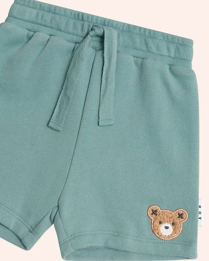 Furry Huxbear Shorts Green - Aster & Ruby