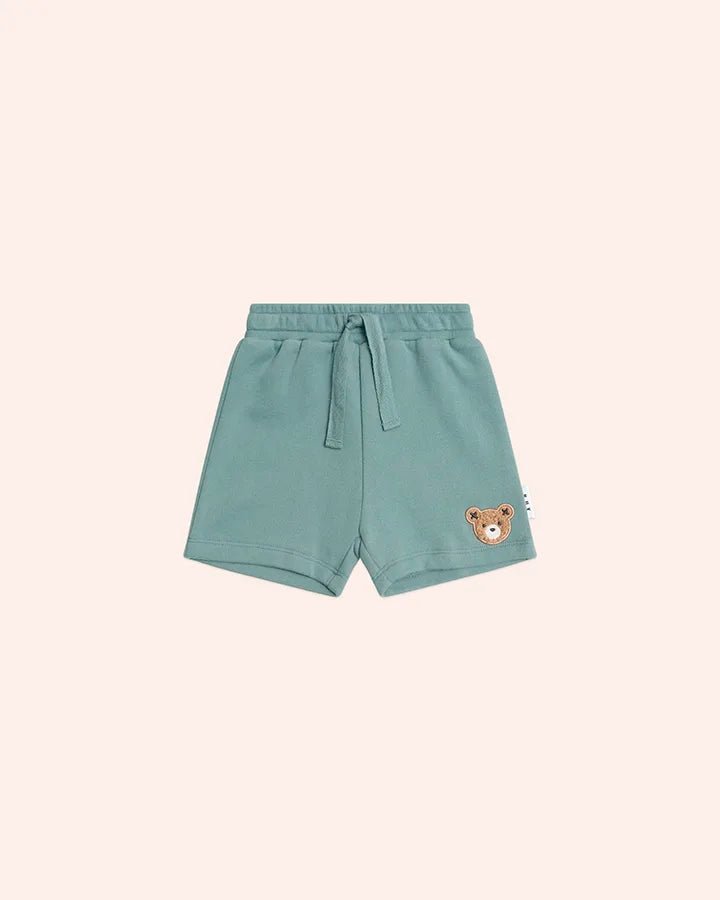 Furry Huxbear Shorts Green - Aster & Ruby