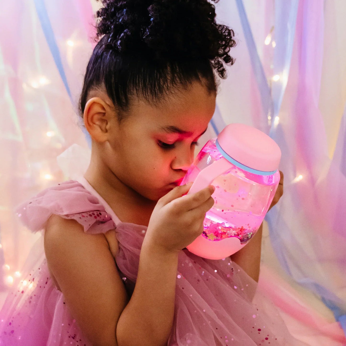 Glo Pal Sensory Play Jar Pink - Aster & Ruby