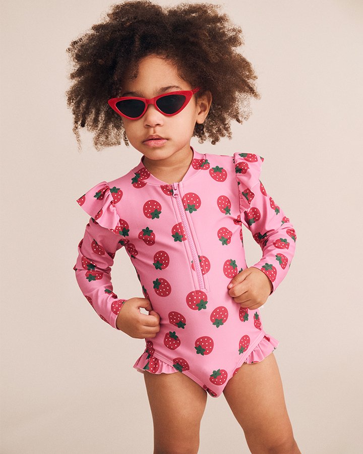 Strawberry Fields Forever Frill Swimsuit