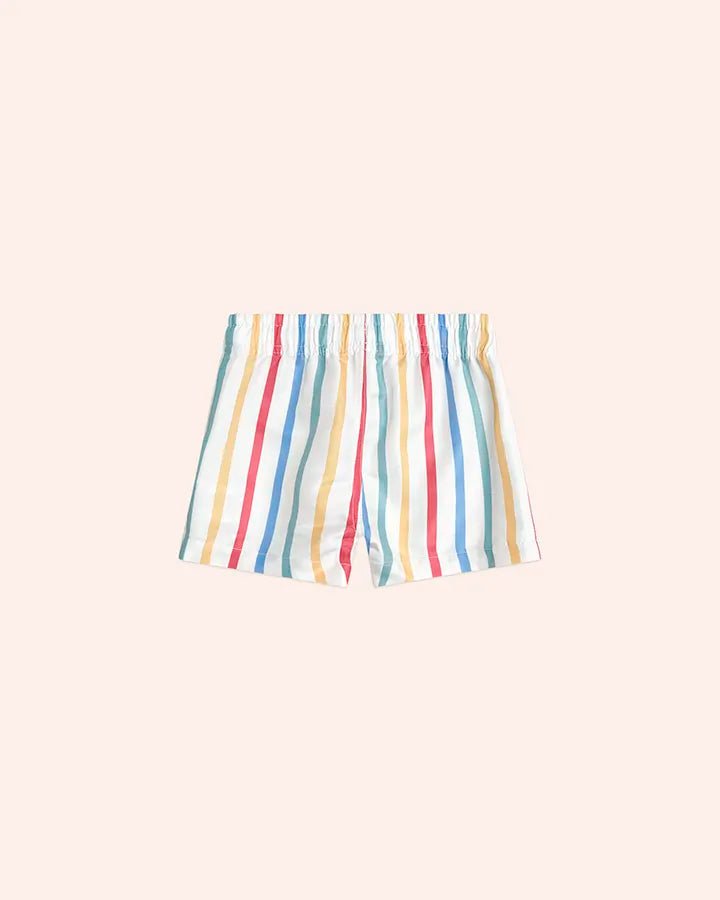 Huxbear Stripey Swim Shorts - Aster & Ruby