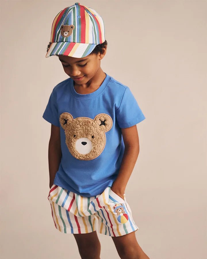 Huxbear Stripey Swim Shorts - Aster & Ruby