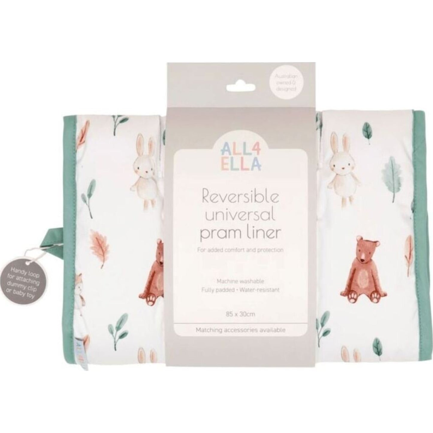 All4Ella Ice Cooling Pram Liner Forest Friends | Aster & Ruby