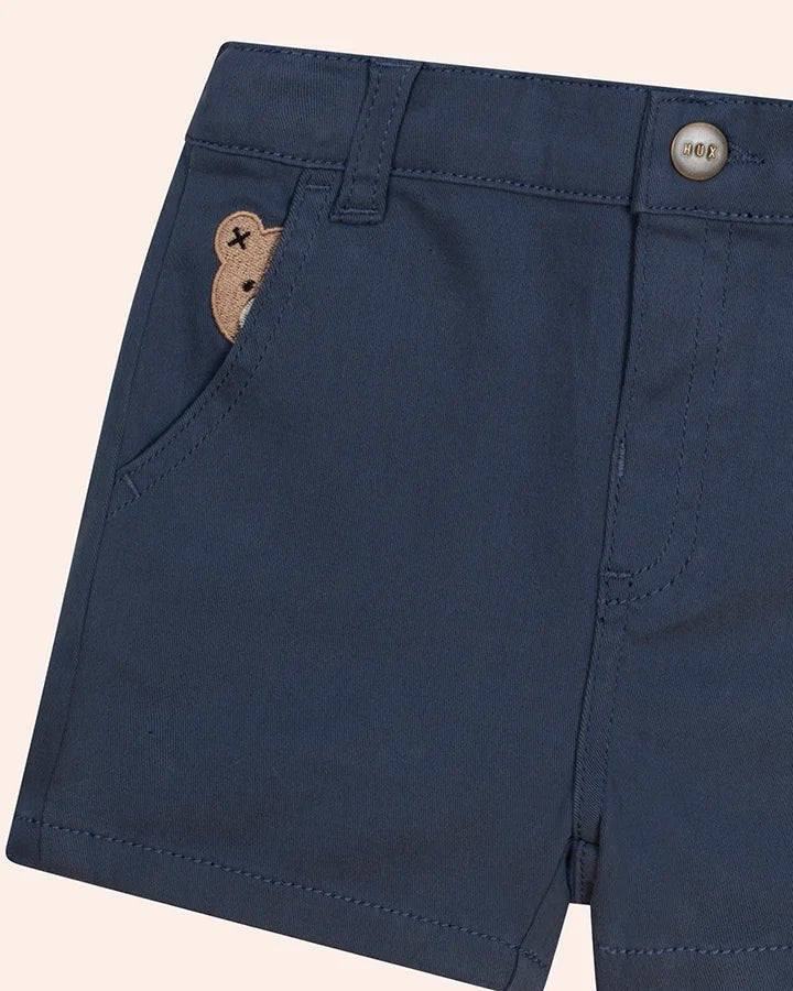 In the Navy Huxbear Chino Shorts - Aster & Ruby