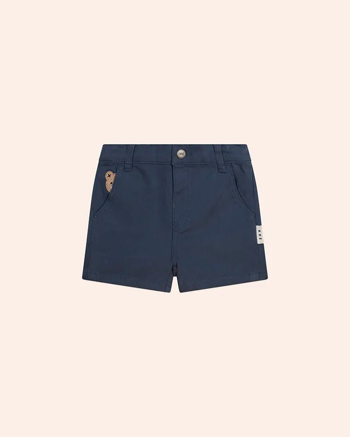 In the Navy Huxbear Chino Shorts - Aster & Ruby