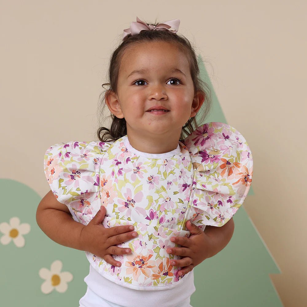 Isla Frill Snuggle Bib - Aster & Ruby