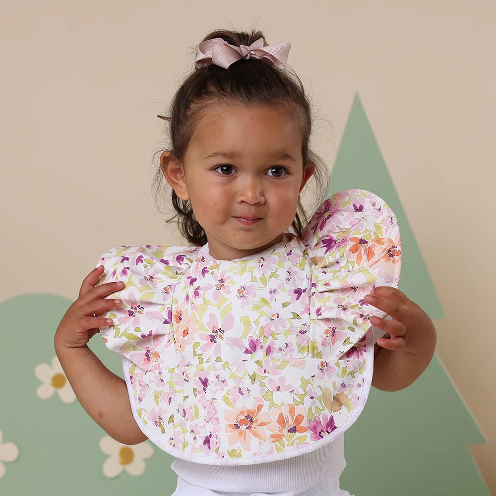 Isla Frill Snuggle Bib - Aster & Ruby