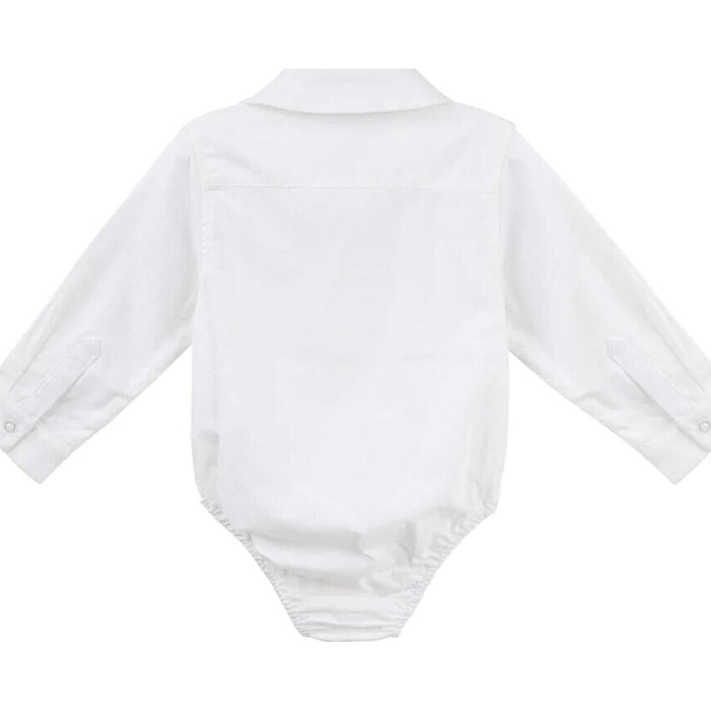 Designer Kidz Jackson L/S Formal Romper White | Aster & Ruby