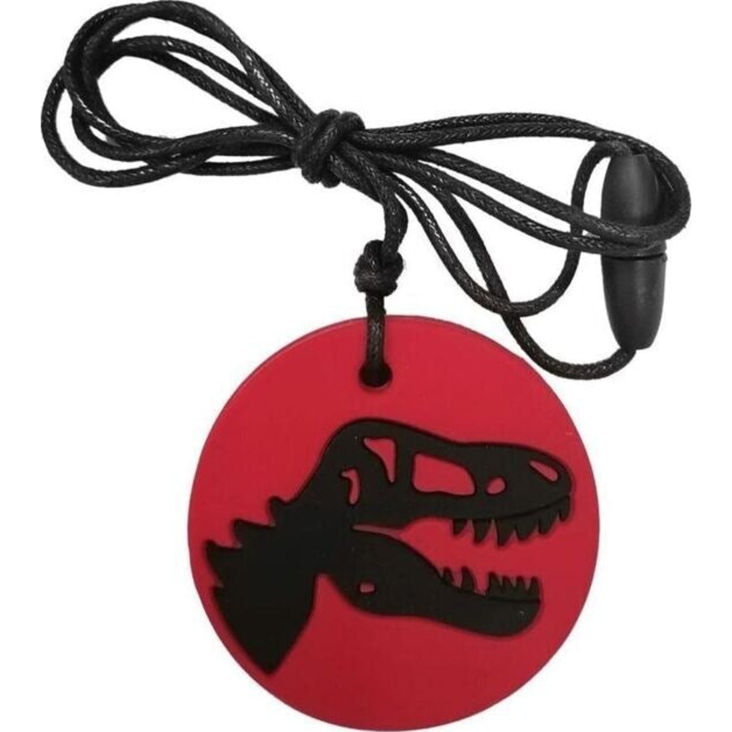 Jellystone Dino Chew Pendant Red | Aster & Ruby