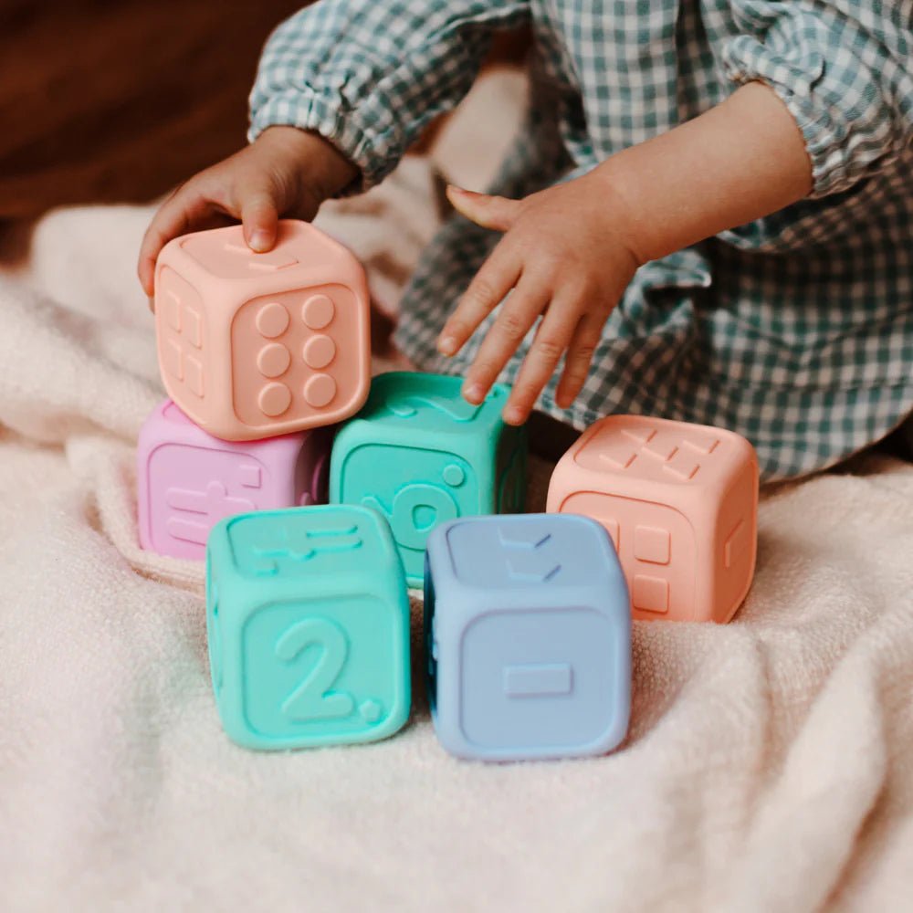 Jellystone My First Dice - Bubblegum and Peach - Aster & Ruby