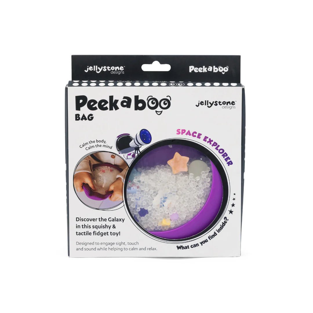 Jellystone Peekaboo Sensory Bag - Galaxy - Aster & Ruby