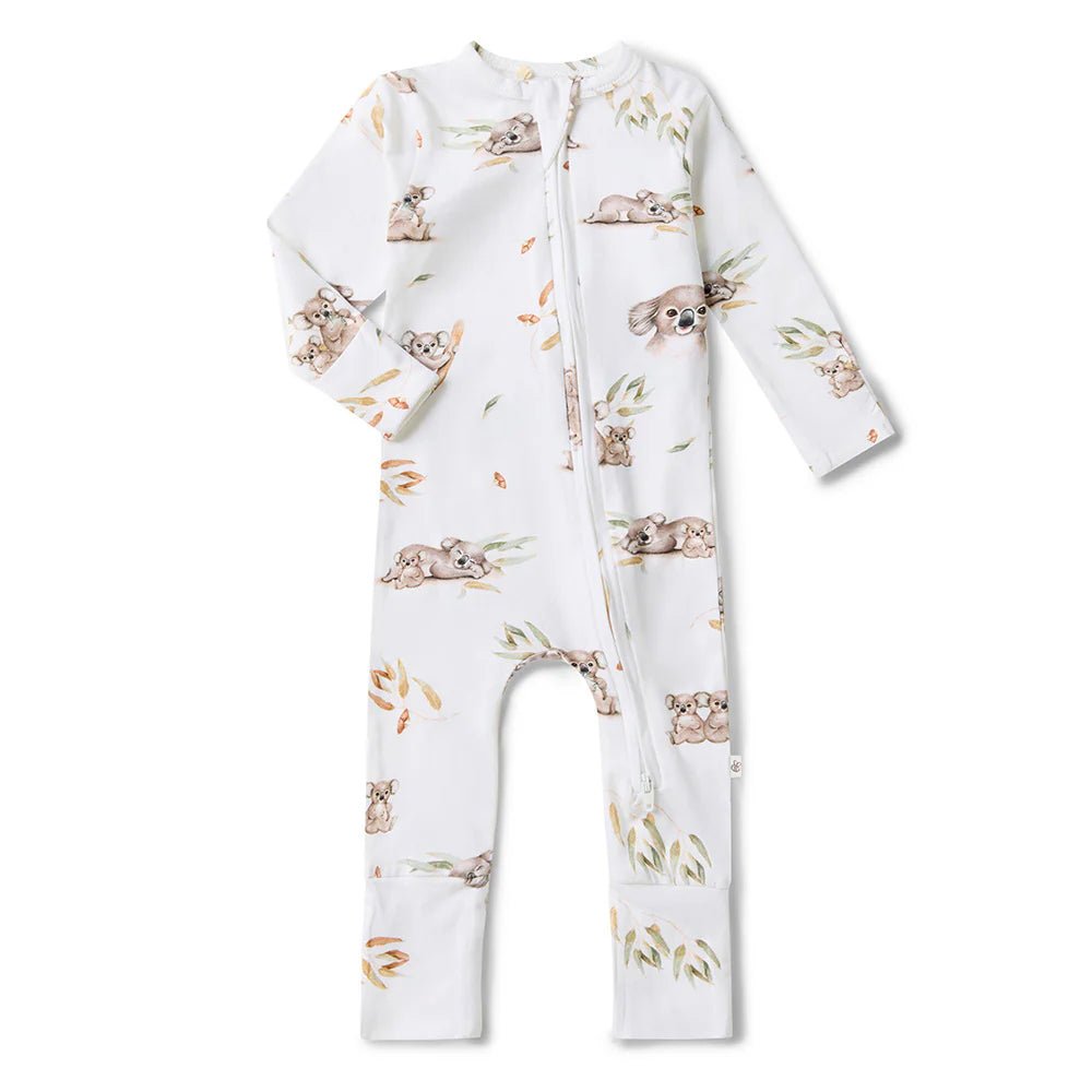 Koala Organic Snugglesuit Convertible Romper - Aster & Ruby