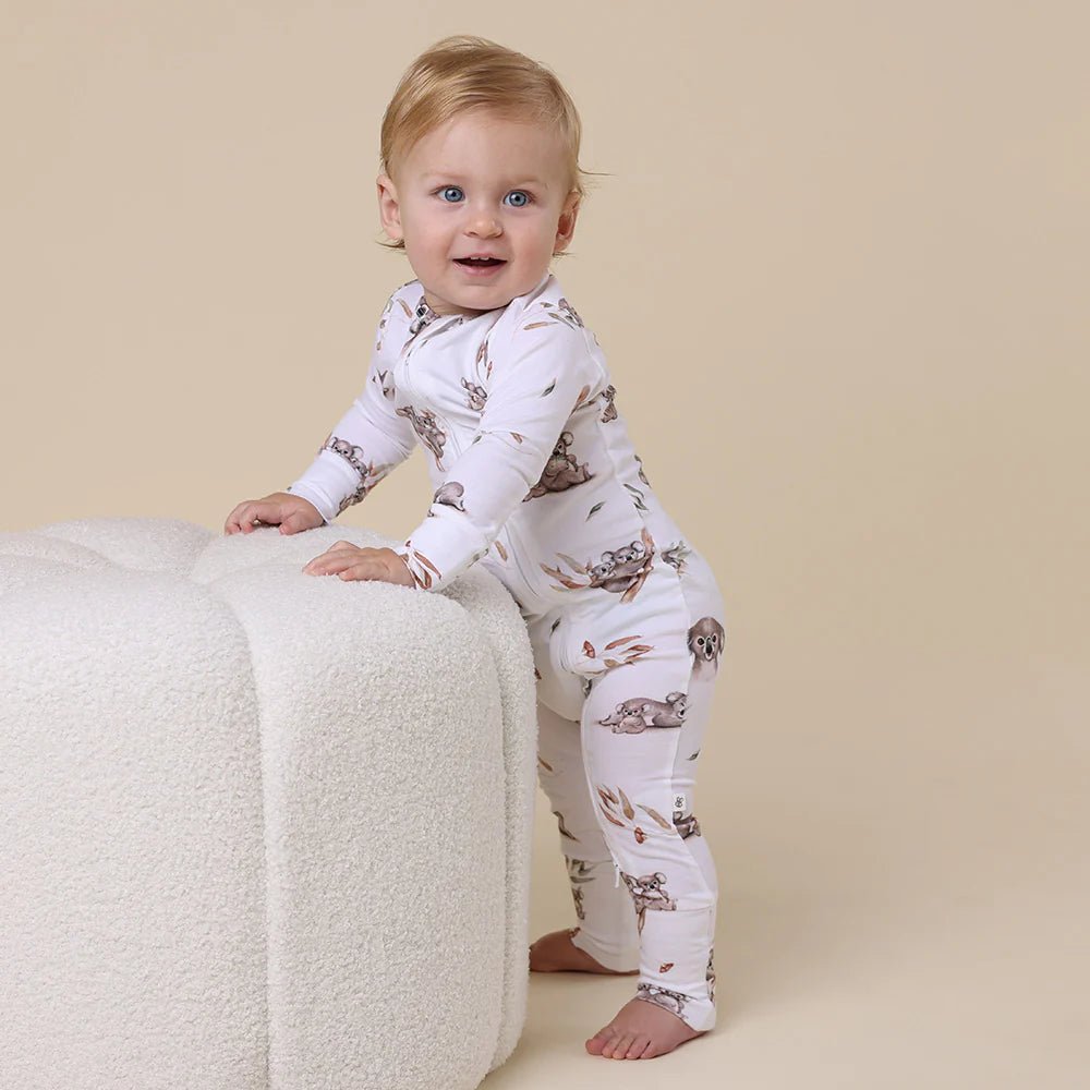 Koala Organic Snugglesuit Convertible Romper - Aster & Ruby