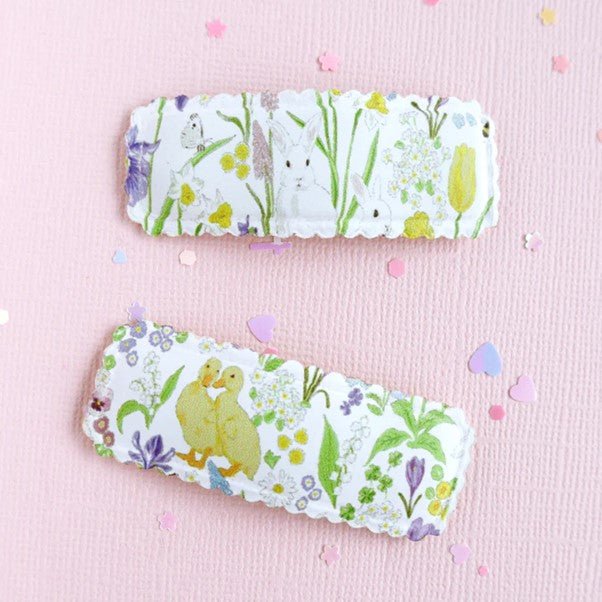 Lauren Hinkley Floral Dreams Hair Clips-Aster & Ruby