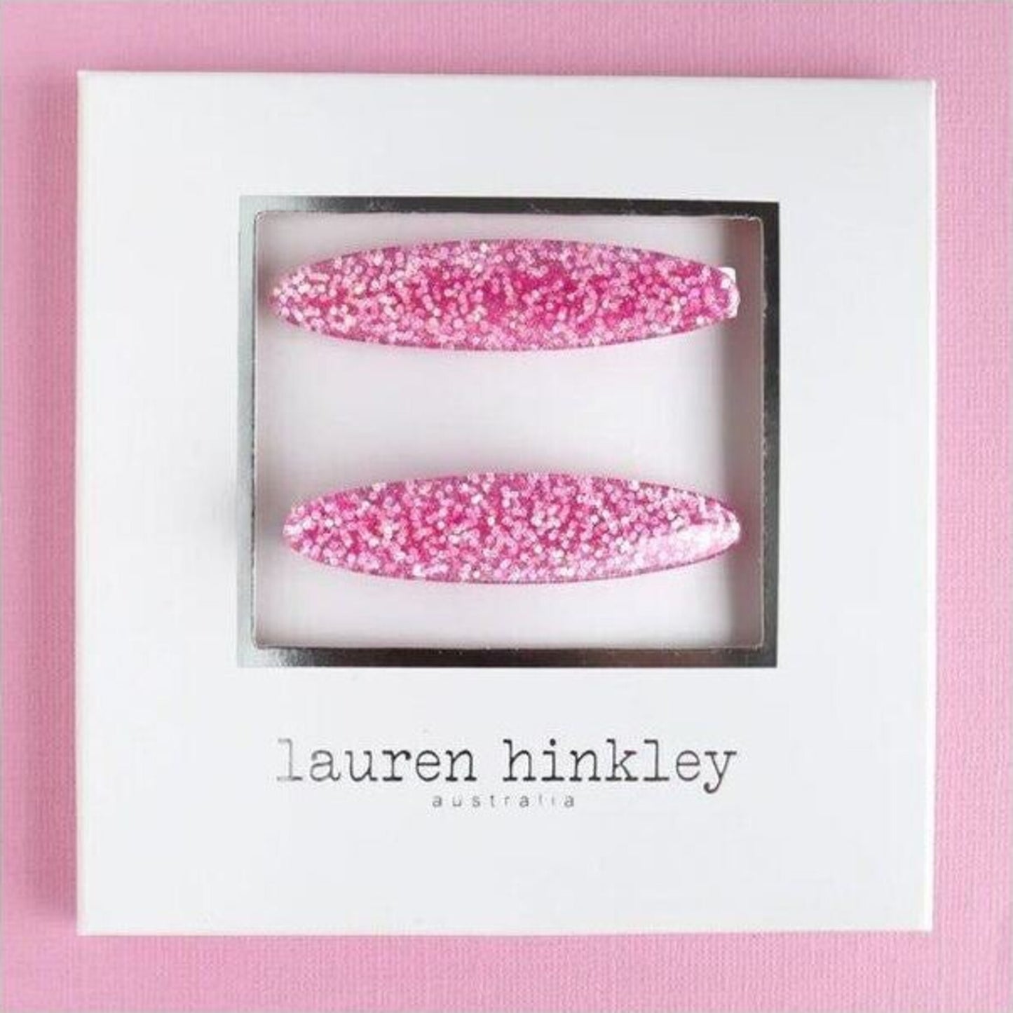 Lauren Hinkley Lauren Hinkley Pink Sparkle Clips | Aster & Ruby