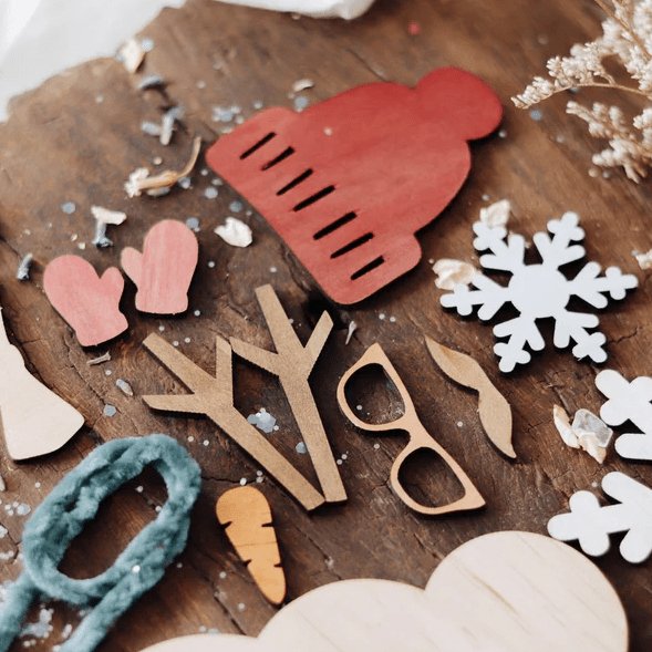 Let Them Play Build A Snowman Set-Aster & Ruby