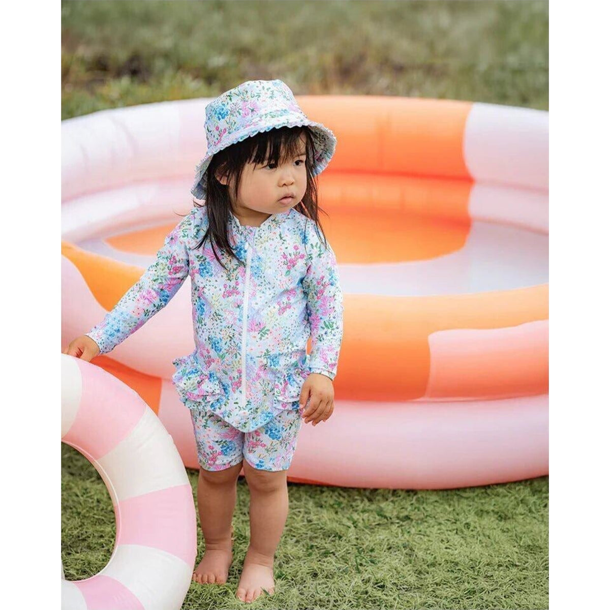bebe Lula Print LS Rash Suit | Aster & Ruby