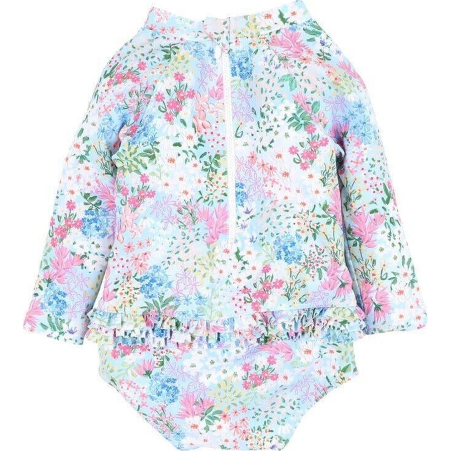 bebe LULA PRINT LS SUNSUIT | Aster & Ruby