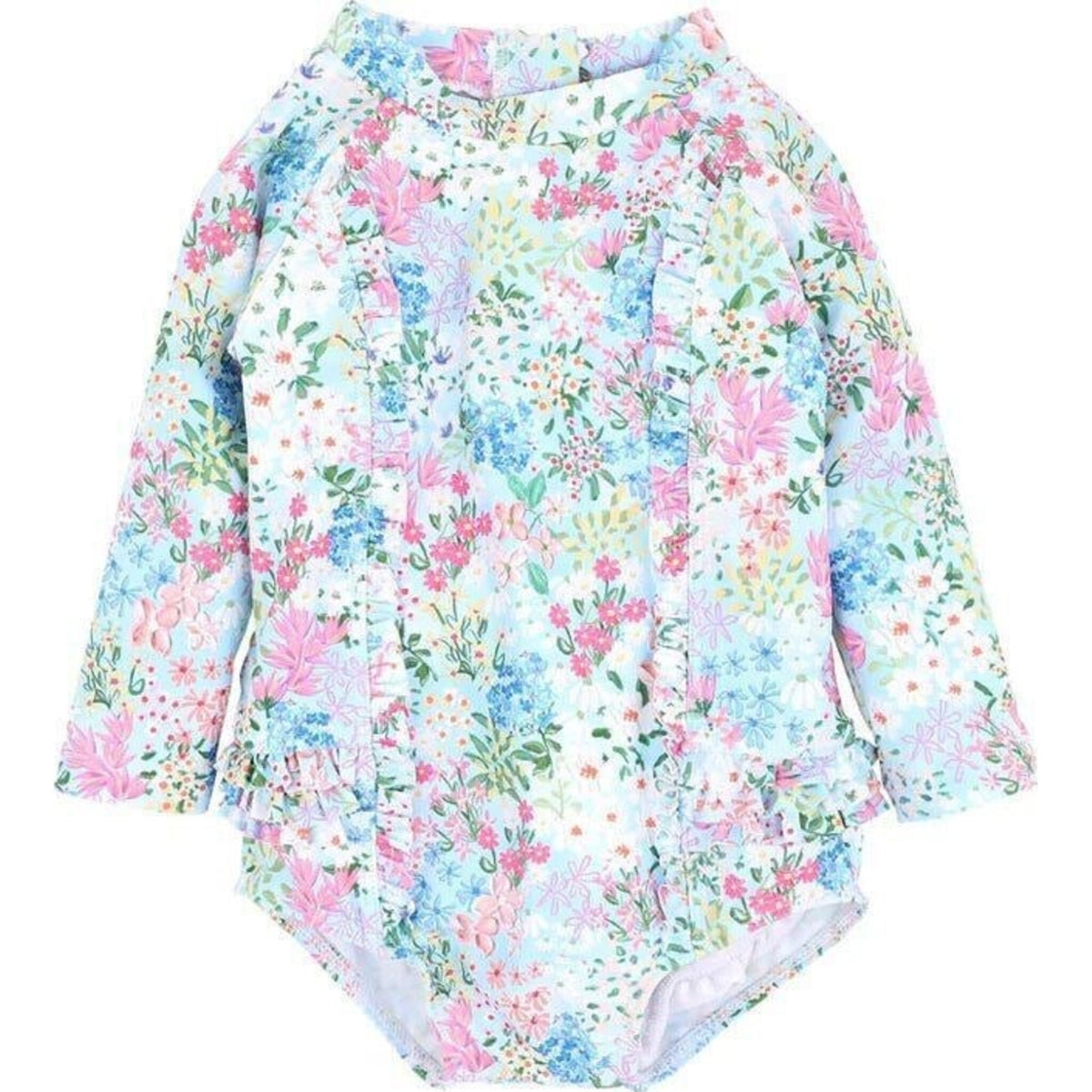 bebe LULA PRINT LS SUNSUIT | Aster & Ruby