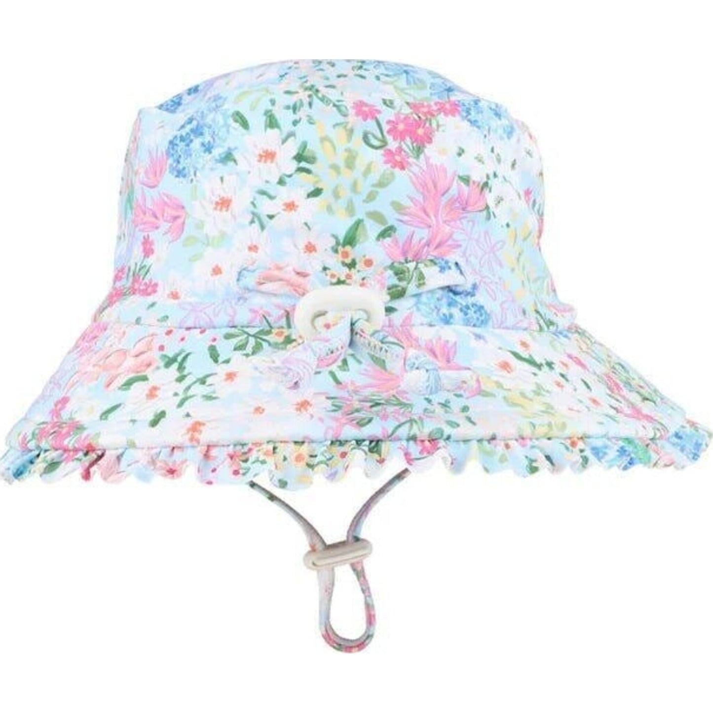 bebe Lula Swim Hat With Quick Release Neck Tie | Aster & Ruby