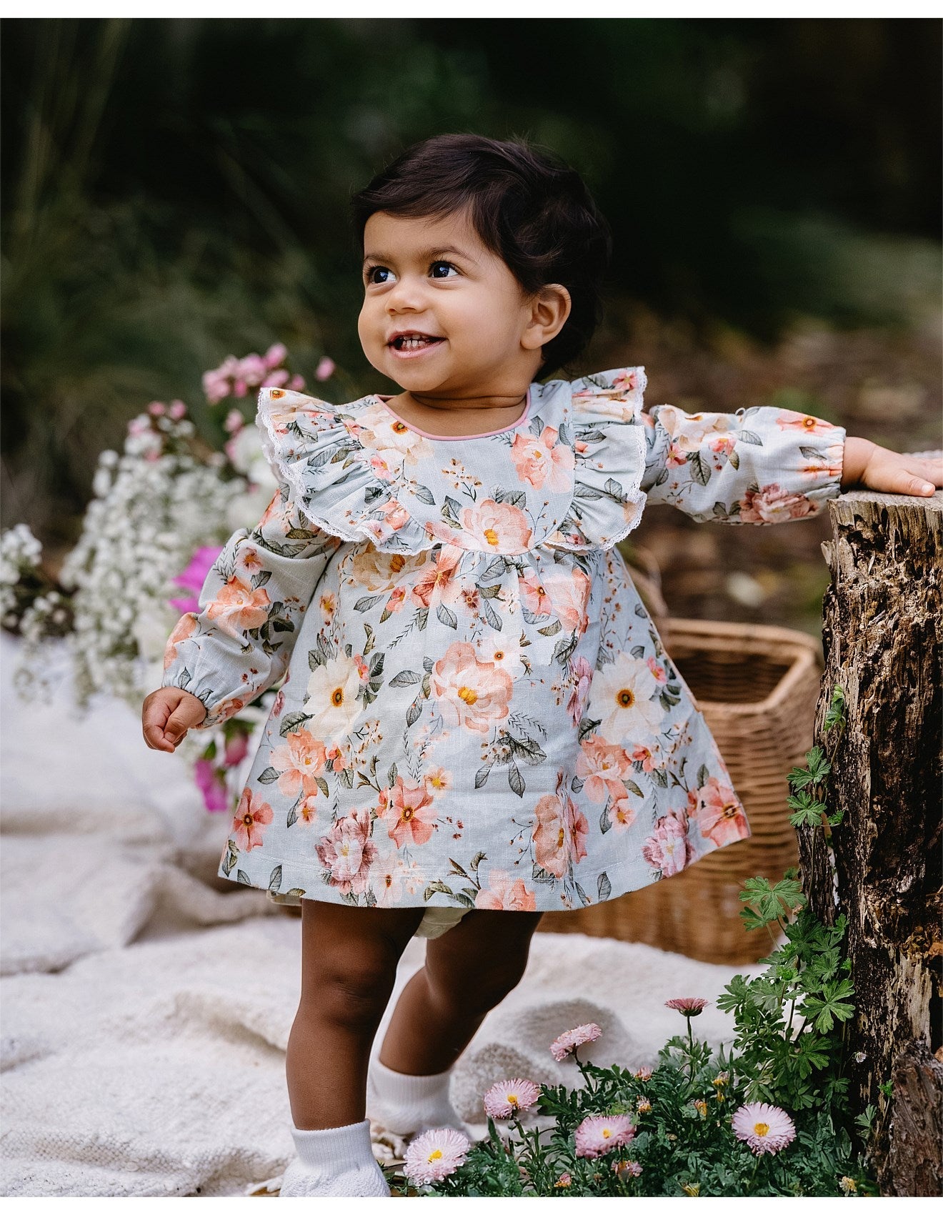 Lyla Overlay Dress - Aster & Ruby