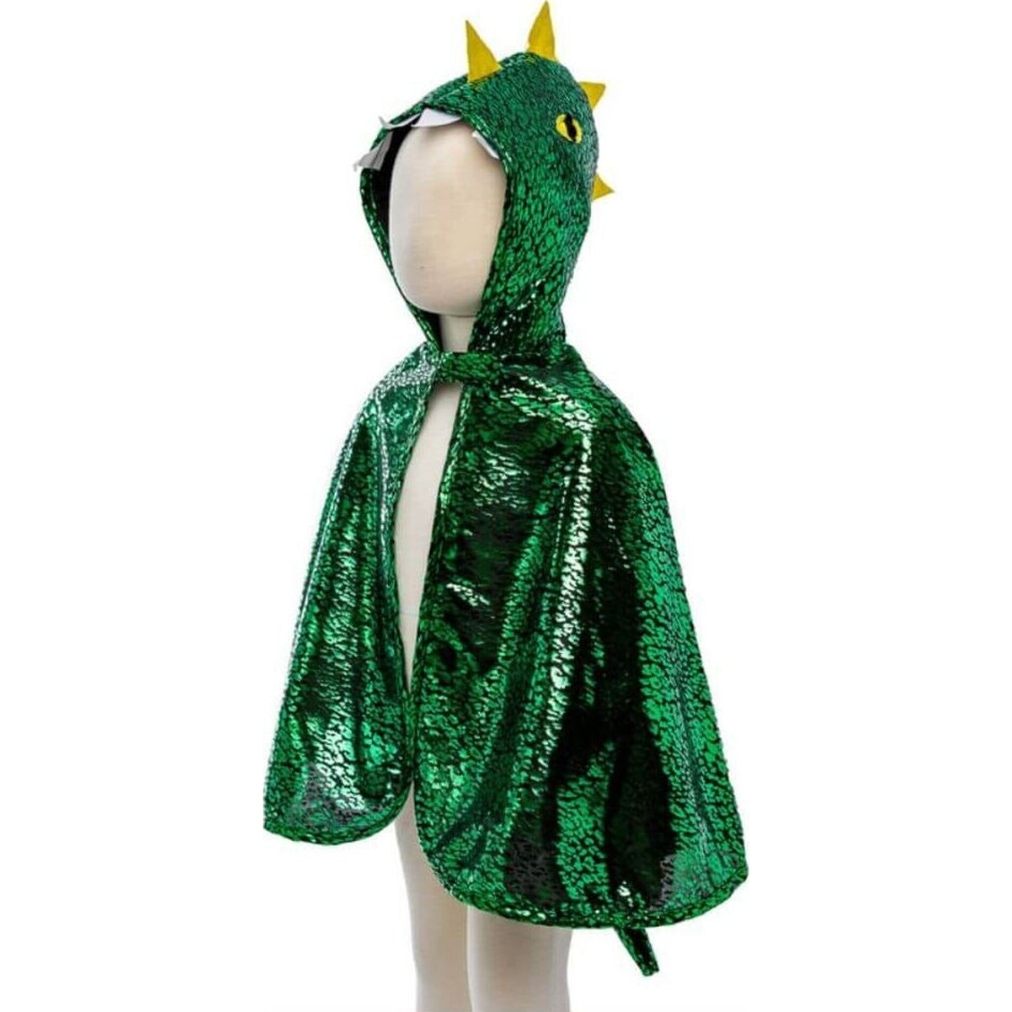 Great Pretenders Metallic Green Dragon Cape | Aster & Ruby