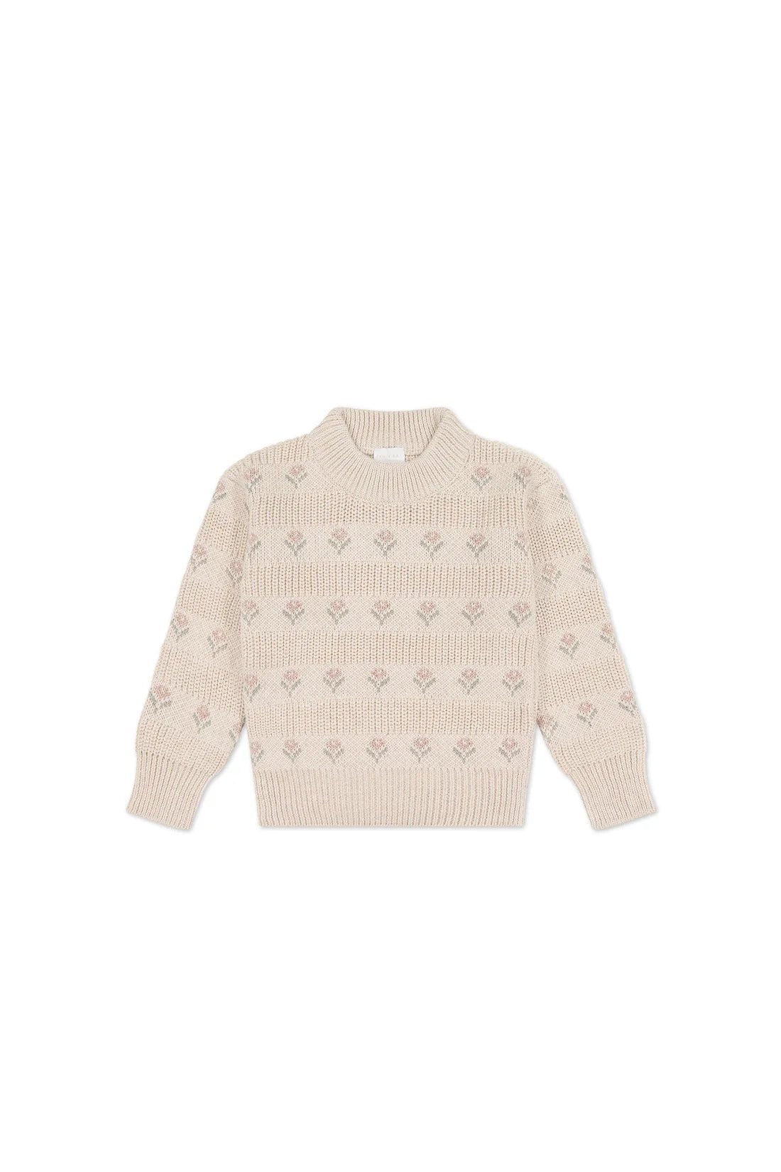 Miranda Jumper - Miranda Light Oatmeal Marle - Aster & Ruby