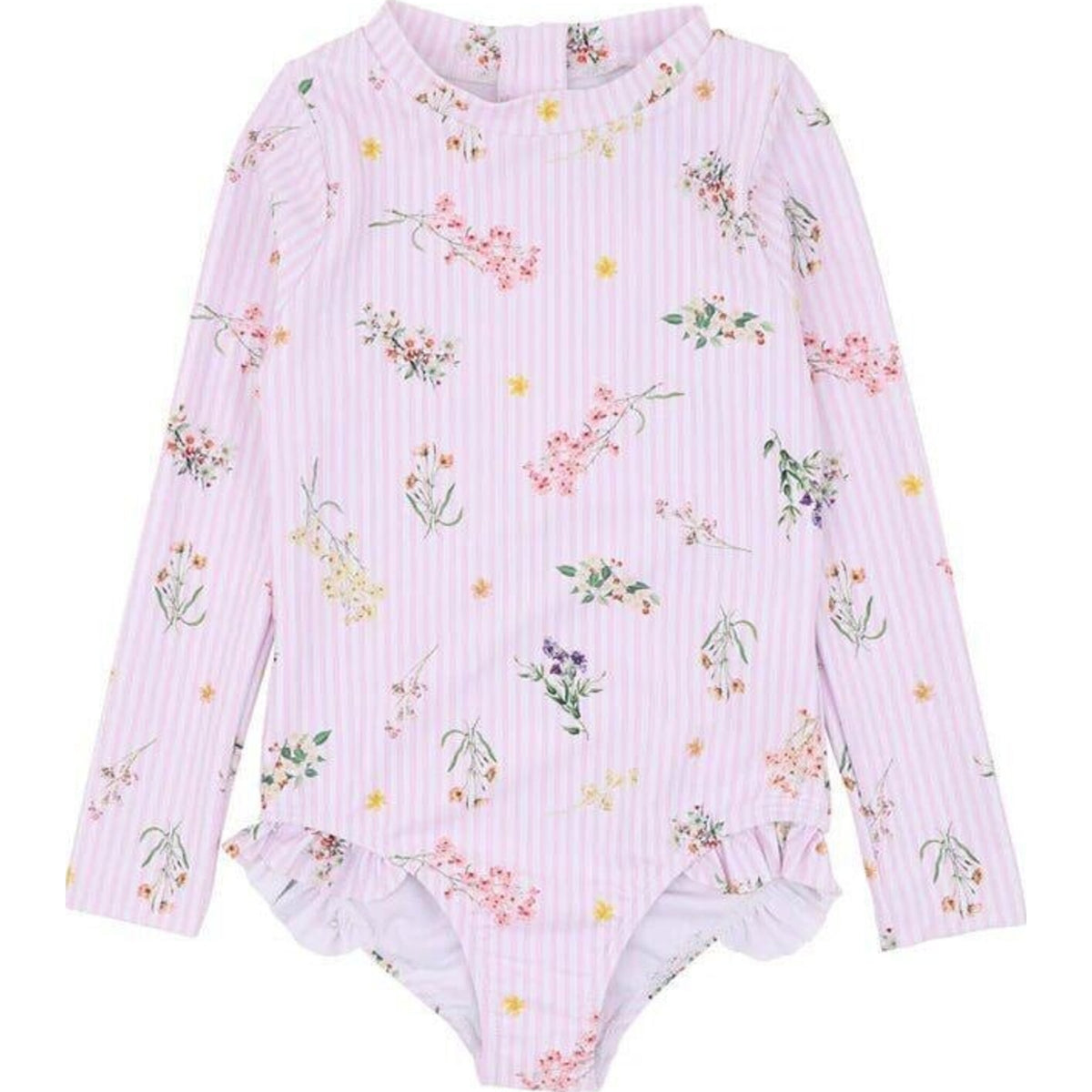 Minihaha Myra Long Sleeve Sunsuit (3–10Y) | Aster & Ruby