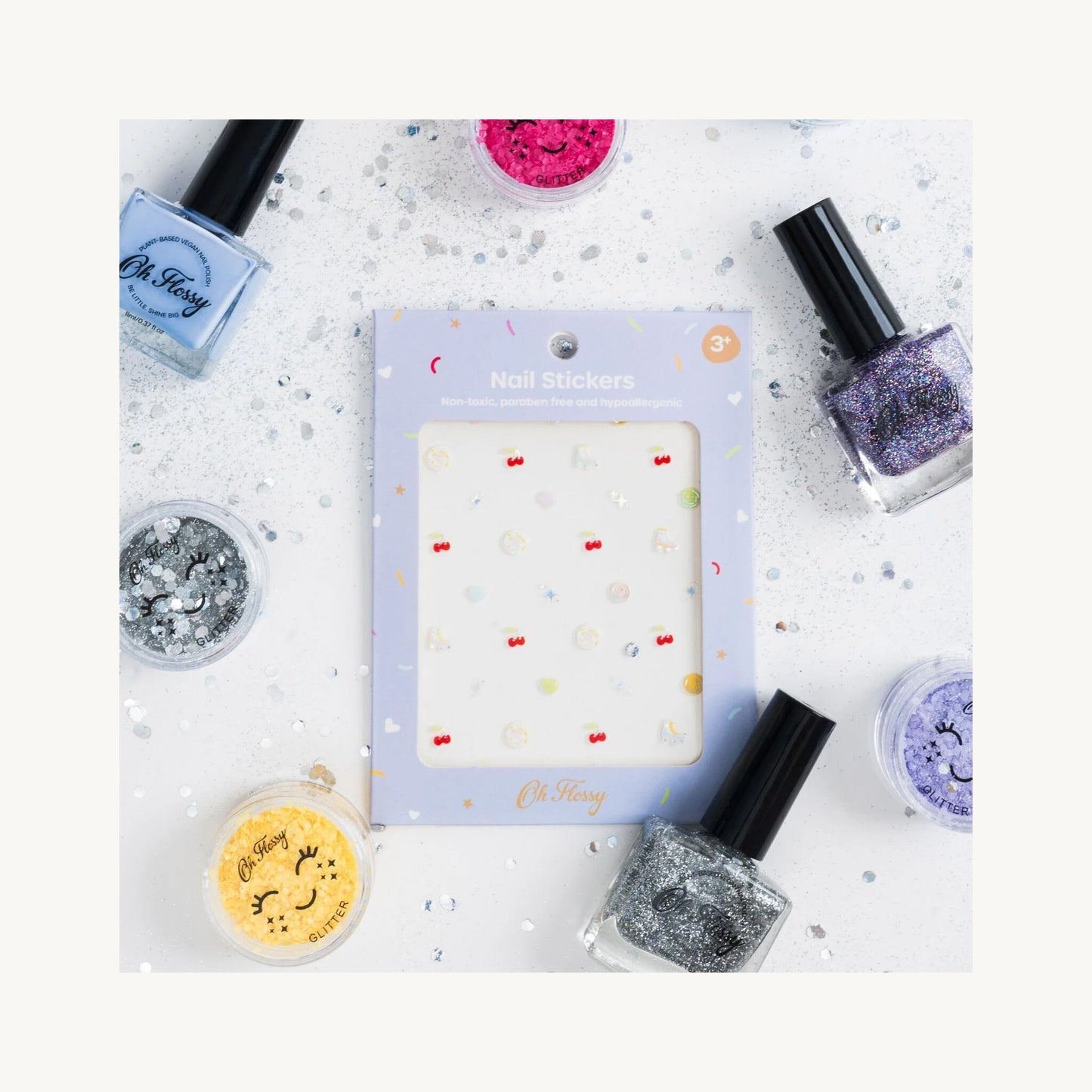 Oh Flossy Nail Stickers Disco Fever | Aster & Ruby