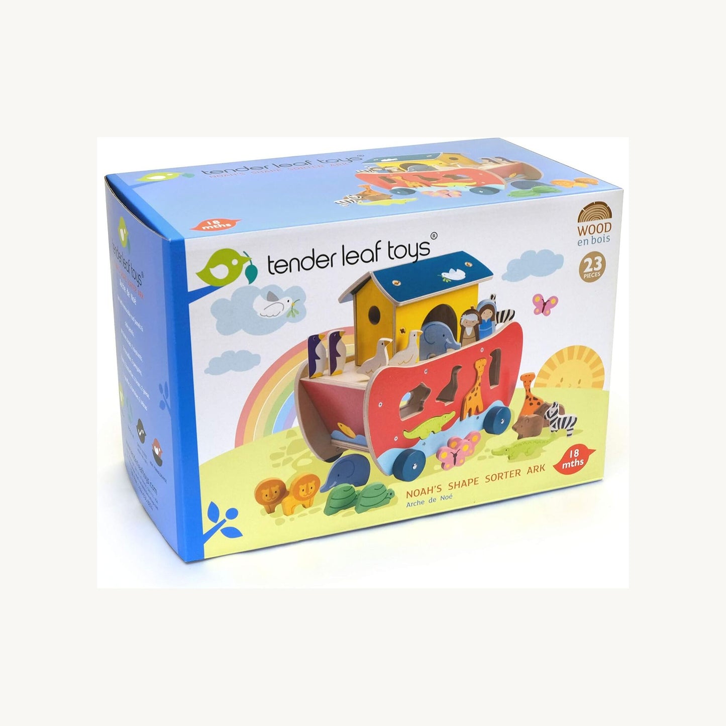 Tender Leaf Toys Noah's Shape Sorter Ark | Aster & Ruby